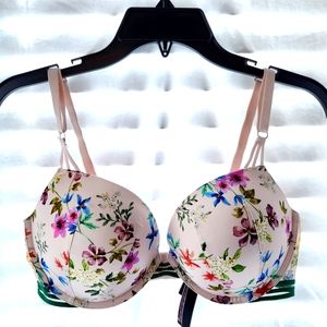 Push Up Floral Bra